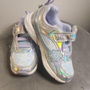 Kids FROZEN Sneakers - Silver and Blue